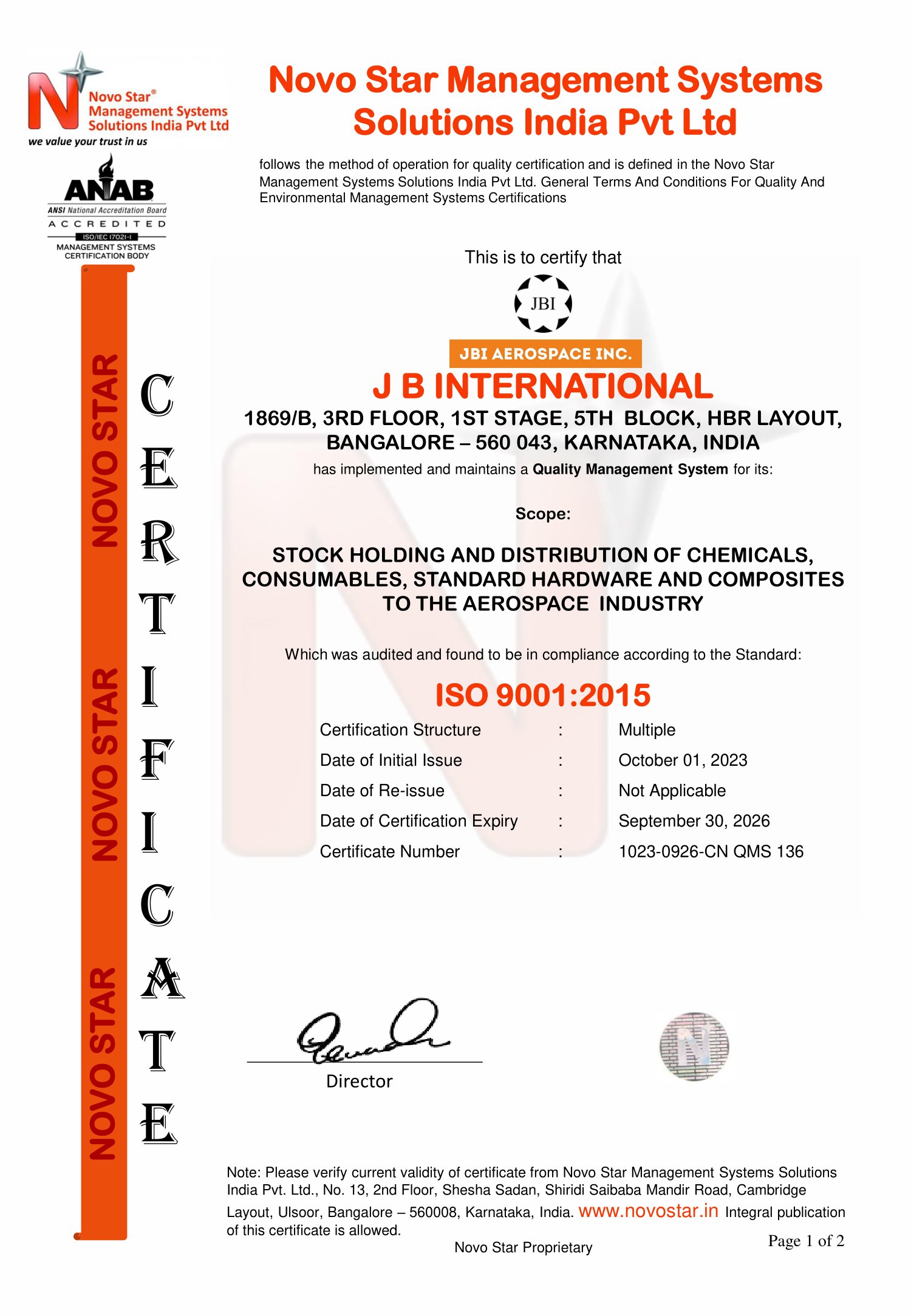 jbi certificate